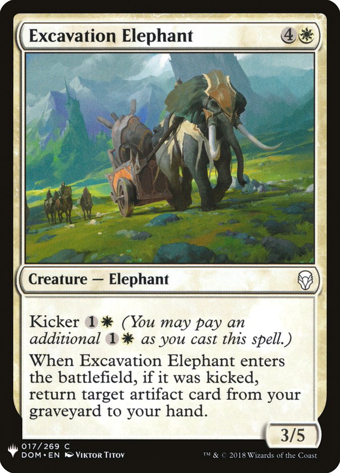 Excavation Elephant [Mystery Booster] | Card Citadel