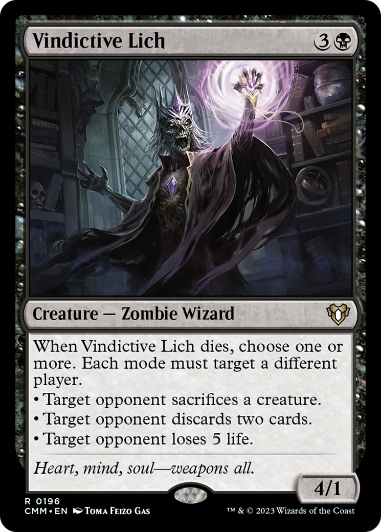 Vindictive Lich [Commander Masters] | Card Citadel