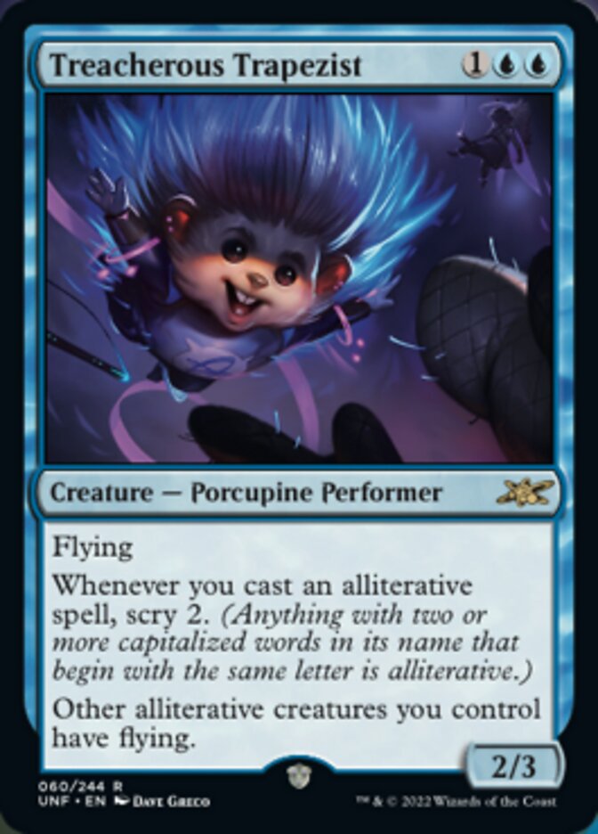 Treacherous Trapezist [Unfinity] | Card Citadel