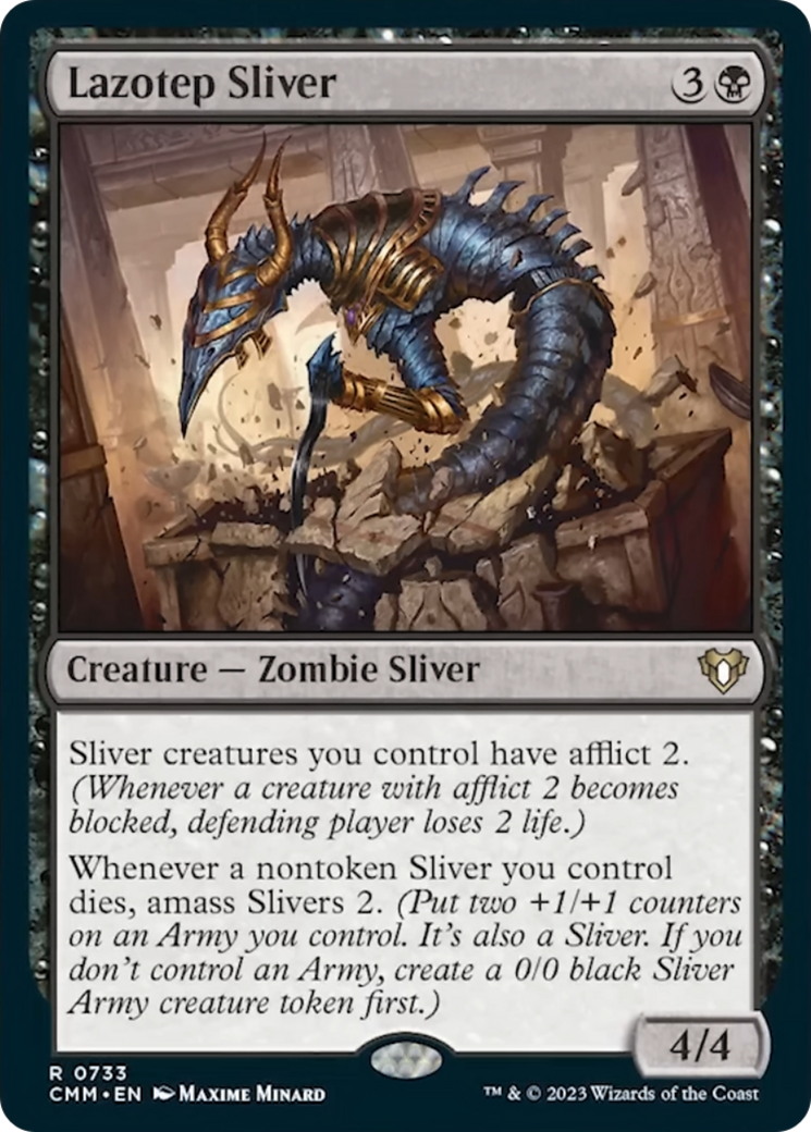 Lazotep Sliver [Commander Masters] | Card Citadel