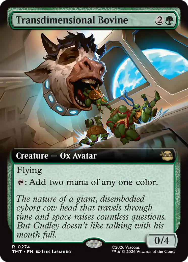 Transdimensional Bovine (Extended Art) [Teenage Mutant Ninja Turtles] | Card Citadel