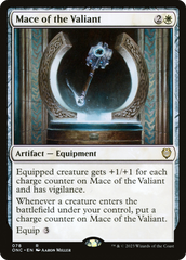 Mace of the Valiant [Phyrexia: All Will Be One Commander] | Card Citadel