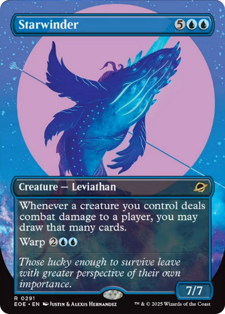 Starwinder (0291) (Borderless) [Edge of Eternities] | Card Citadel