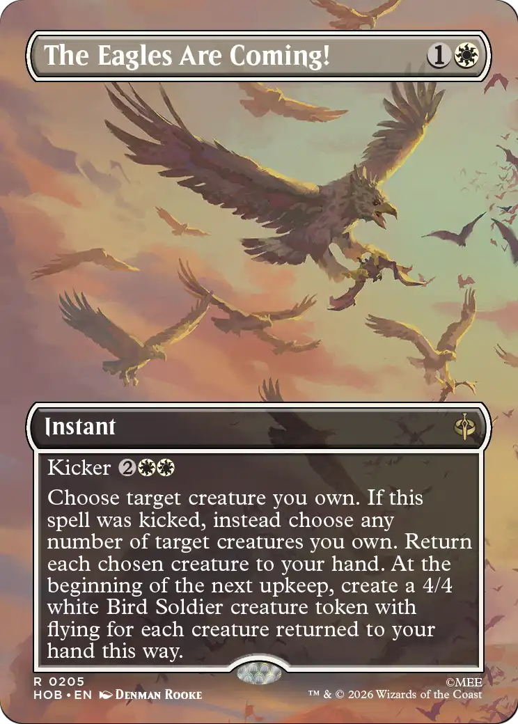 The Eagles Are Coming! (Borderless) [The Hobbit] | Card Citadel