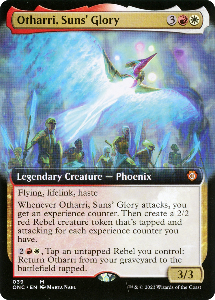 Otharri, Suns' Glory (Extended Art) [Phyrexia: All Will Be One Commander] | Card Citadel