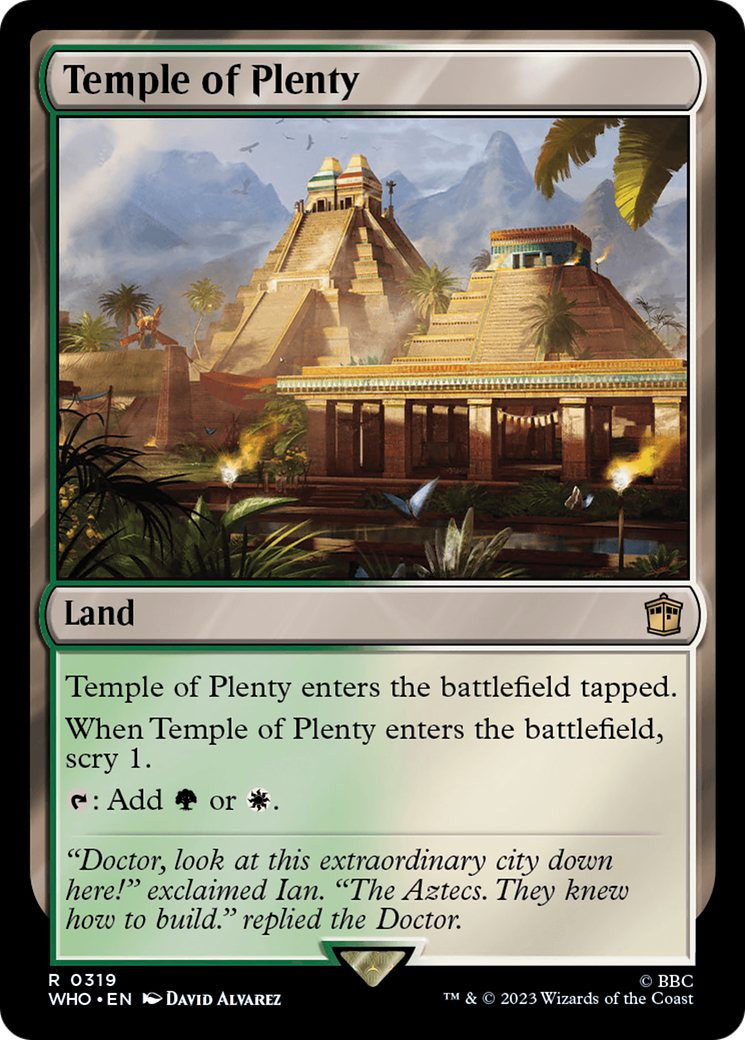 Temple of Plenty [Doctor Who] | Card Citadel