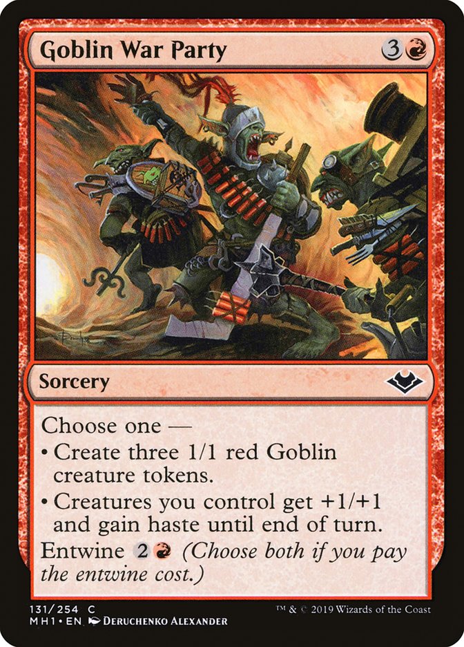 Goblin War Party [Modern Horizons] | Card Citadel