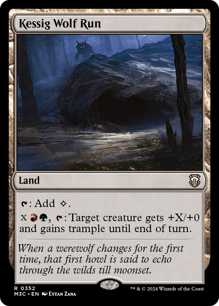 Kessig Wolf Run (Ripple Foil) [Modern Horizons 3 Commander] | Card Citadel