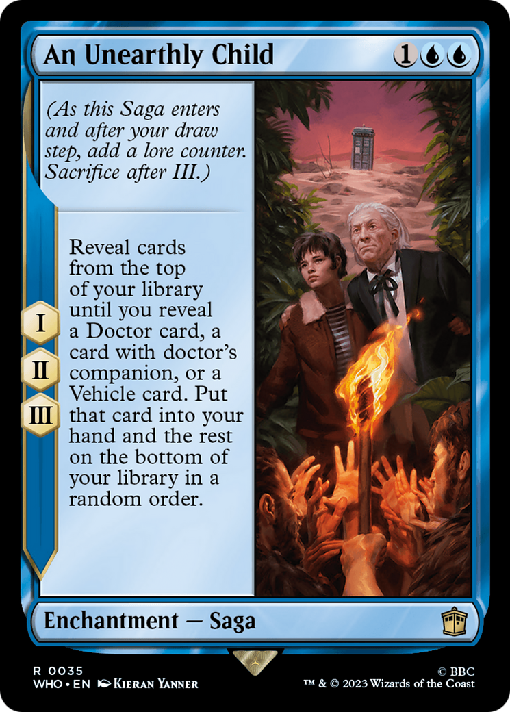 An Unearthly Child [Doctor Who] | Card Citadel