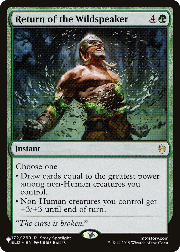 Return of the Wildspeaker [The List] | Card Citadel