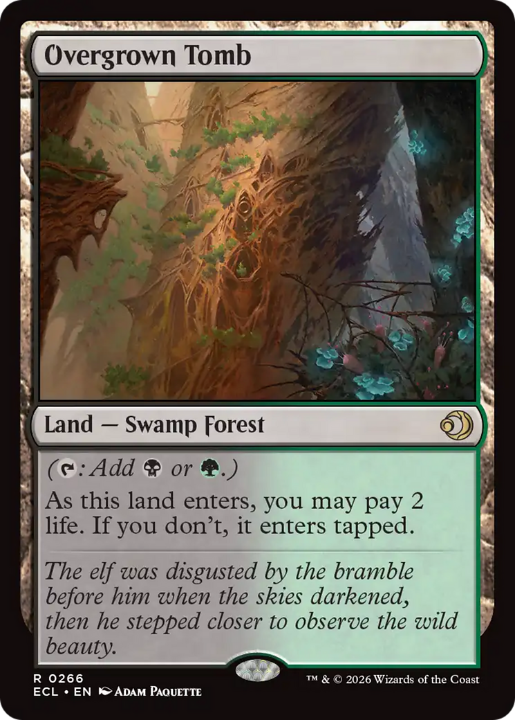 Overgrown Tomb [Lorwyn Eclipsed] | Card Citadel