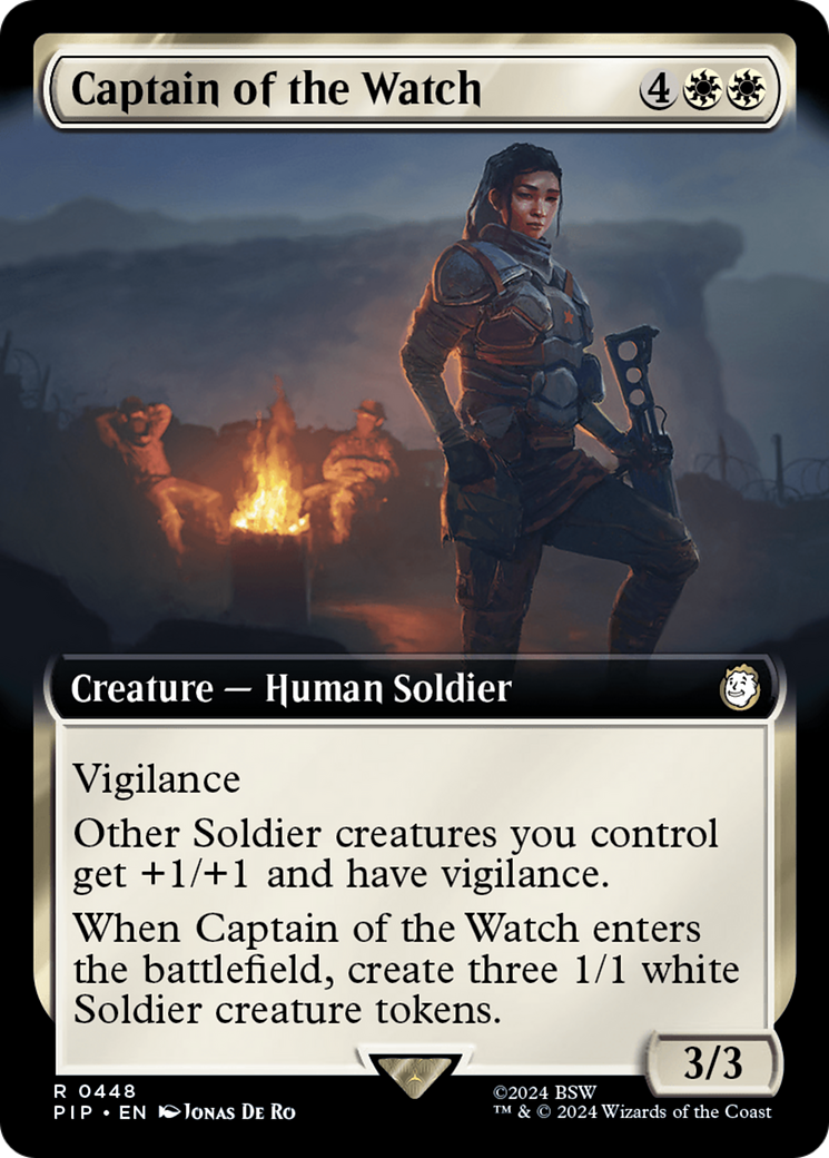 Captain of the Watch (Extended Art) [Fallout] | Card Citadel