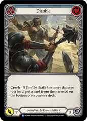 Disable (Blue) [U-WTR050] (Welcome to Rathe Unlimited)  Unlimited Normal | Card Citadel