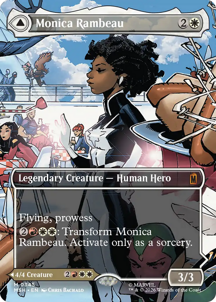 Monica Rambeau (Borderless) (0345) [Marvel Super Heroes] | Card Citadel