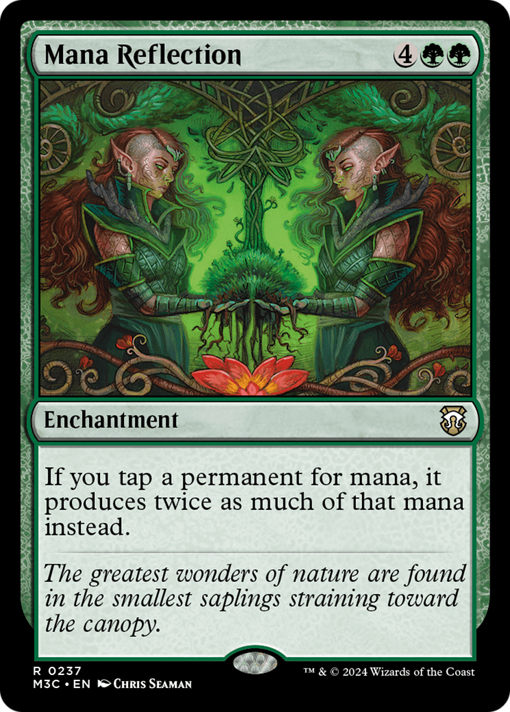 Mana Reflection (Ripple Foil) [Modern Horizons 3 Commander] | Card Citadel