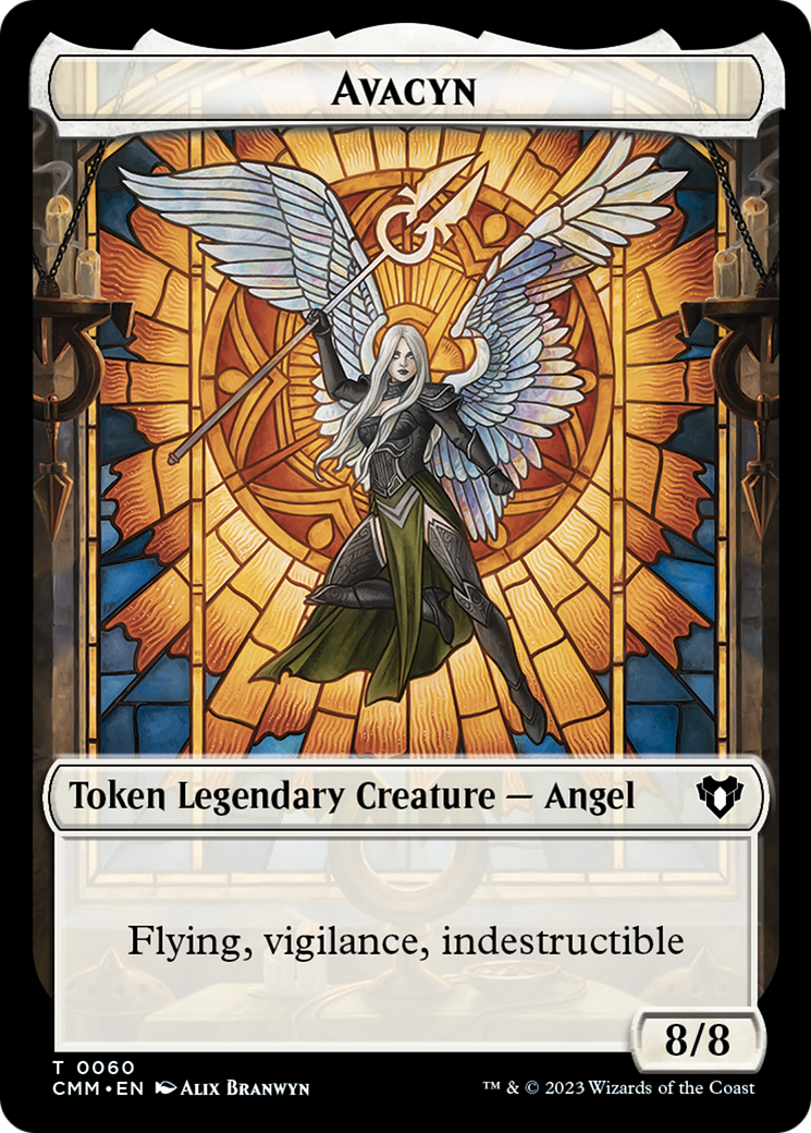 Copy (54) // Avacyn Double-Sided Token [Commander Masters Tokens] | Card Citadel