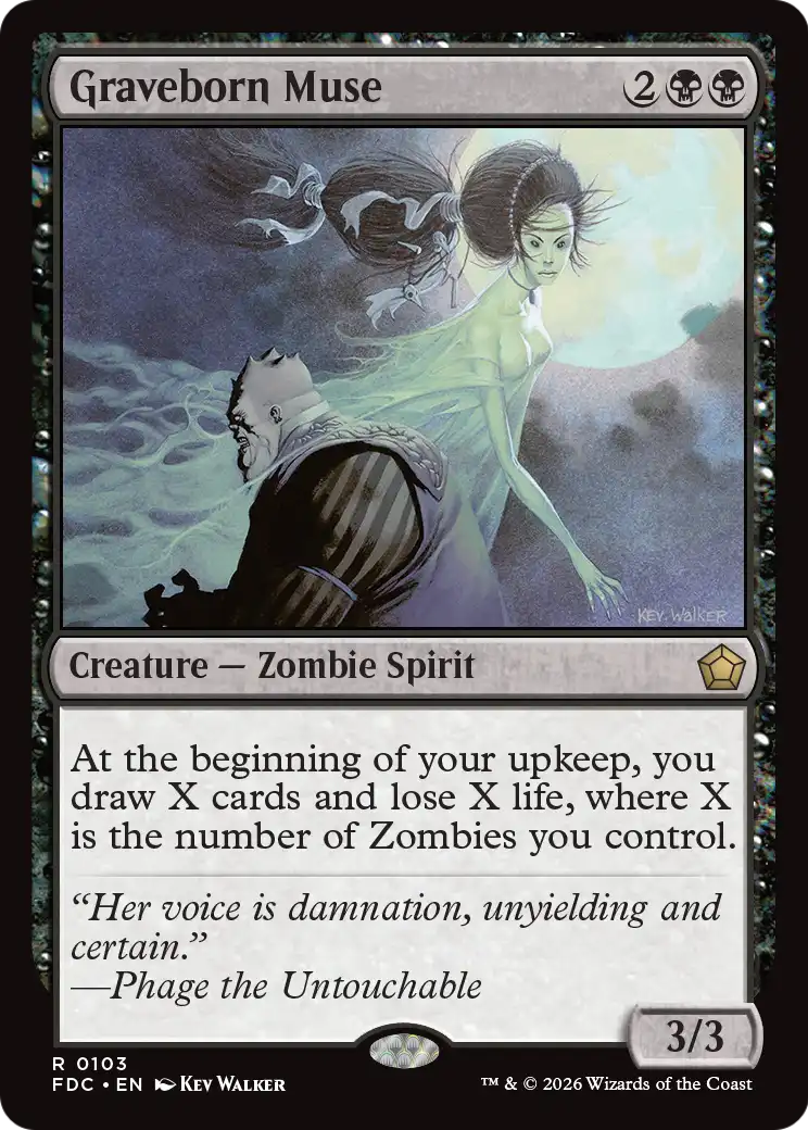 Graveborn Muse [Foundations Commander] | Card Citadel