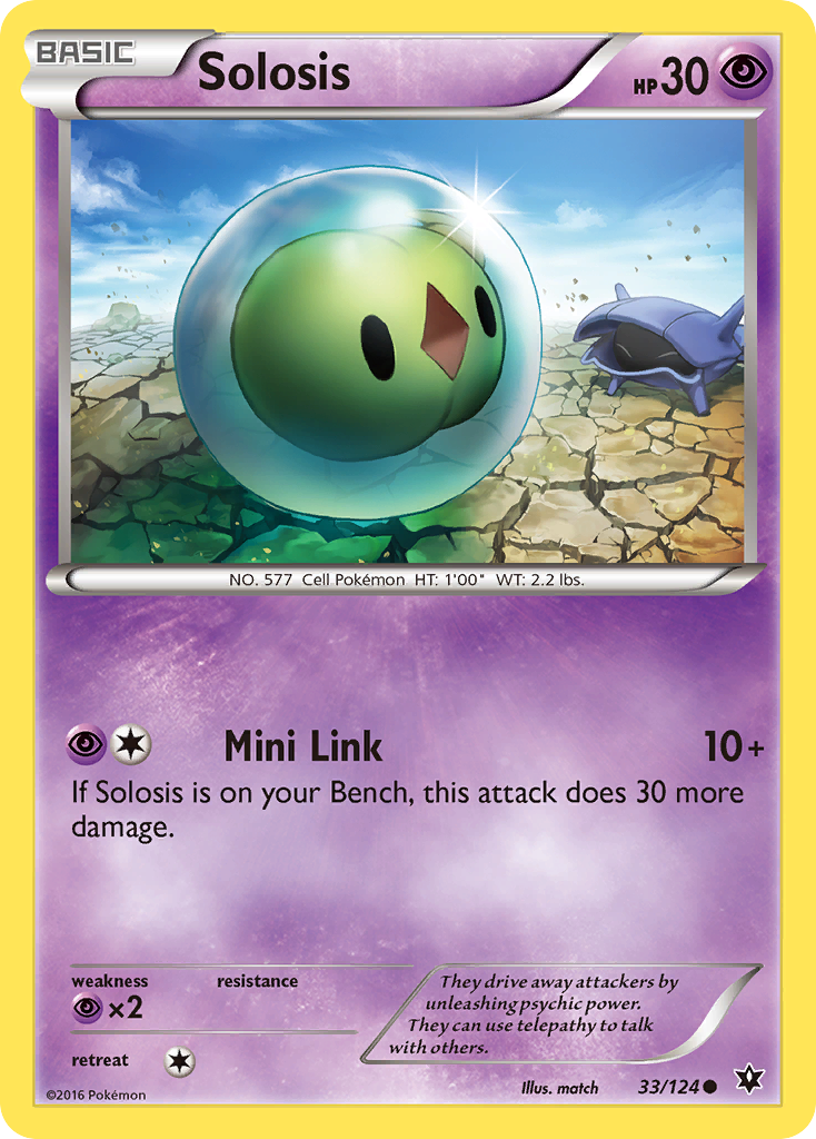 Solosis (33/124) [XY: Fates Collide] | Card Citadel