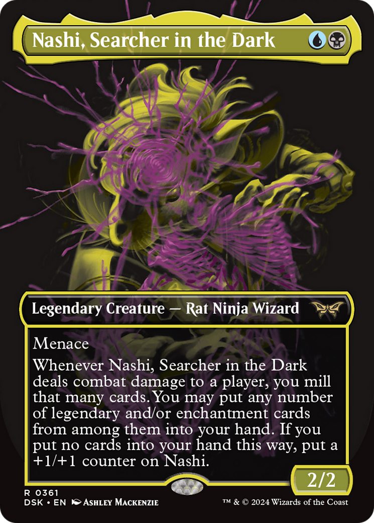 Nashi, Searcher in the Dark (Showcase) [Duskmourn: House of Horror] | Card Citadel