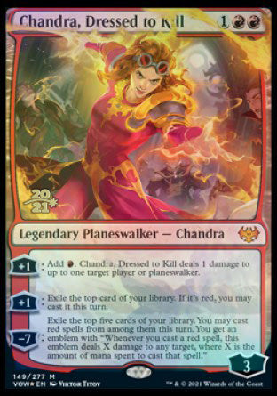 Chandra, Dressed to Kill [Innistrad: Crimson Vow Prerelease Promos] | Card Citadel