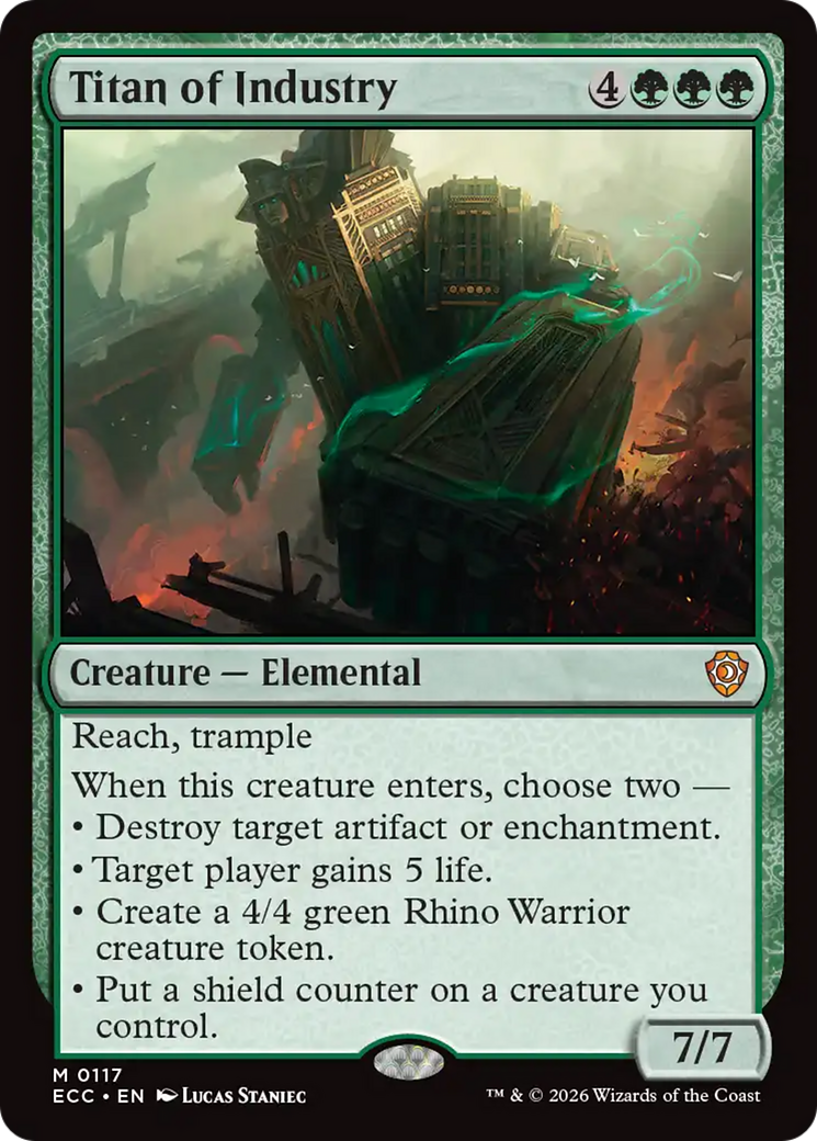 Titan of Industry [Lorwyn Eclipsed Commander] | Card Citadel