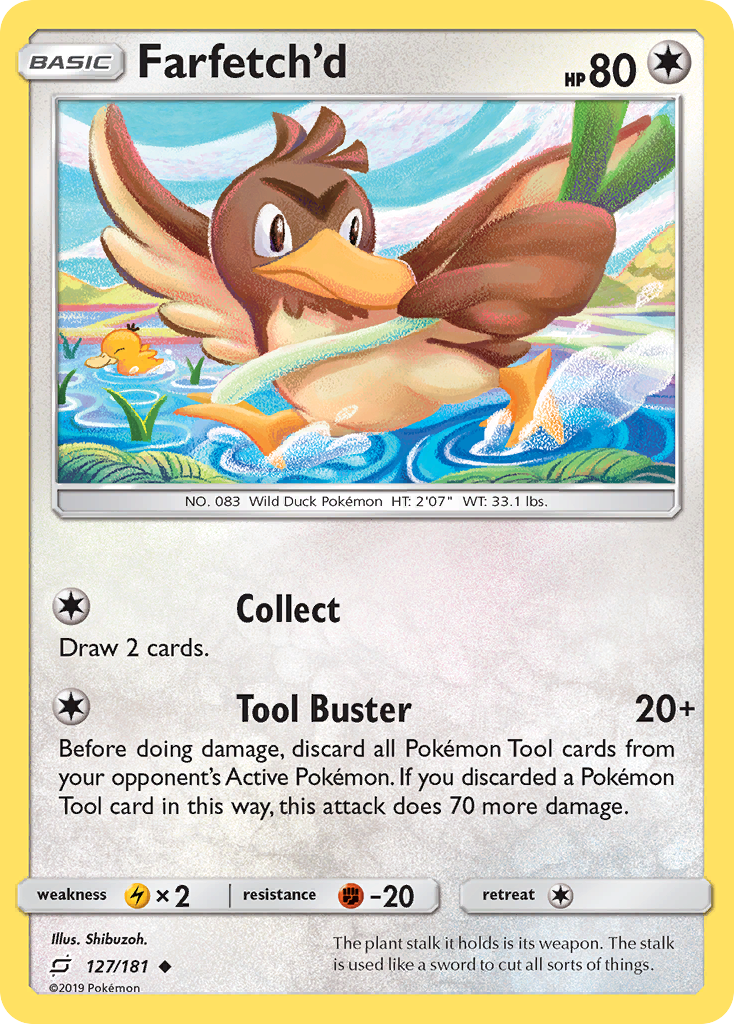 Farfetch'd (127/181) [Sun & Moon: Team Up] | Card Citadel
