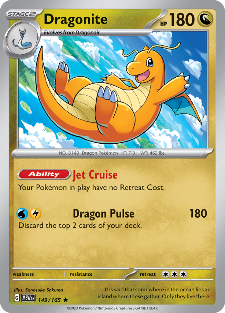 Dragonite (149/165) [Scarlet & Violet: 151] | Card Citadel