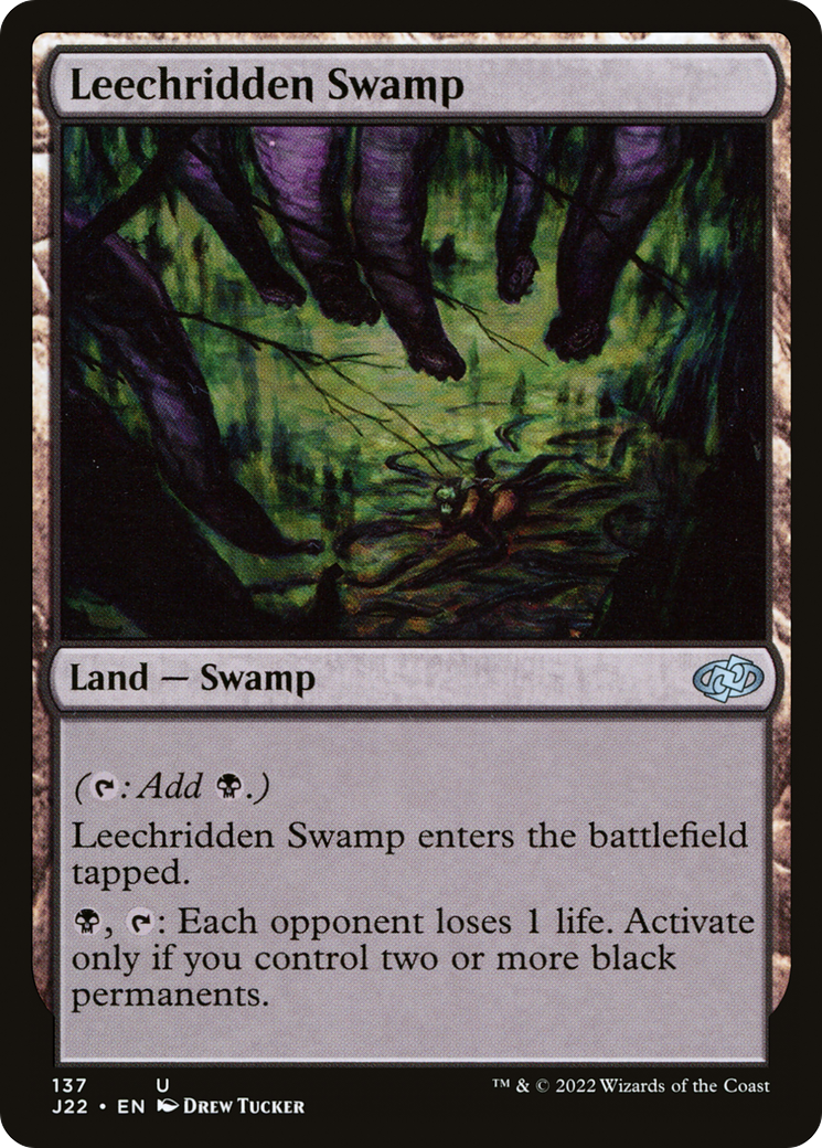 Leechridden Swamp [Jumpstart 2022] | Card Citadel