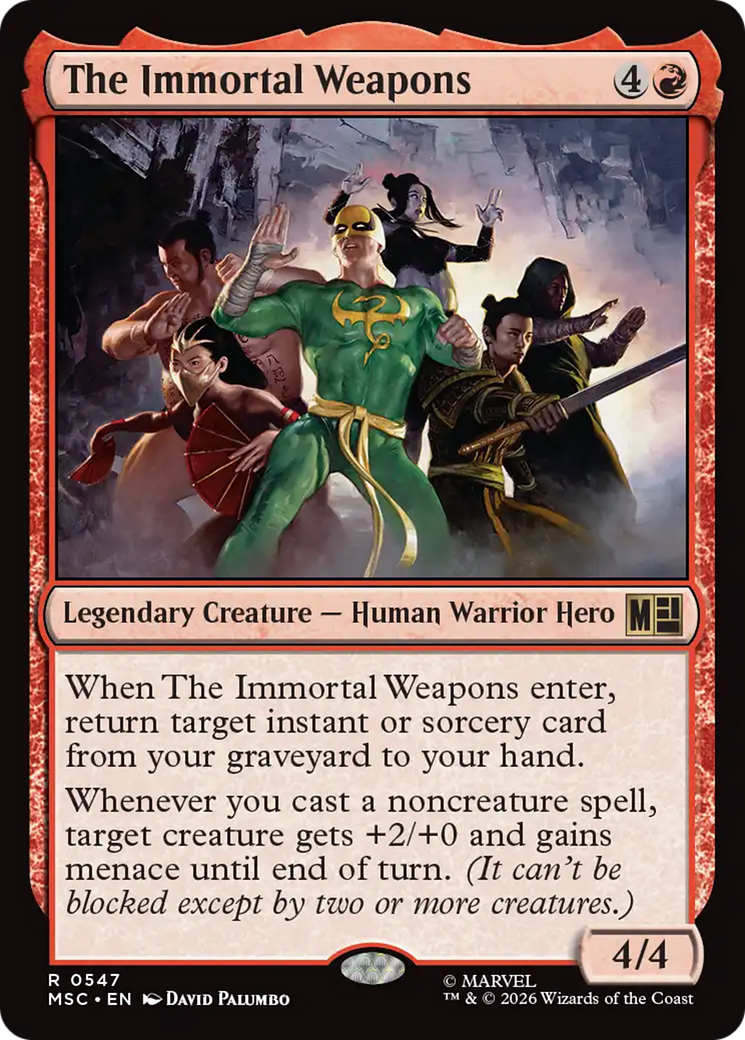 The Immortal Weapons [Marvel Super Heroes Commander] | Card Citadel