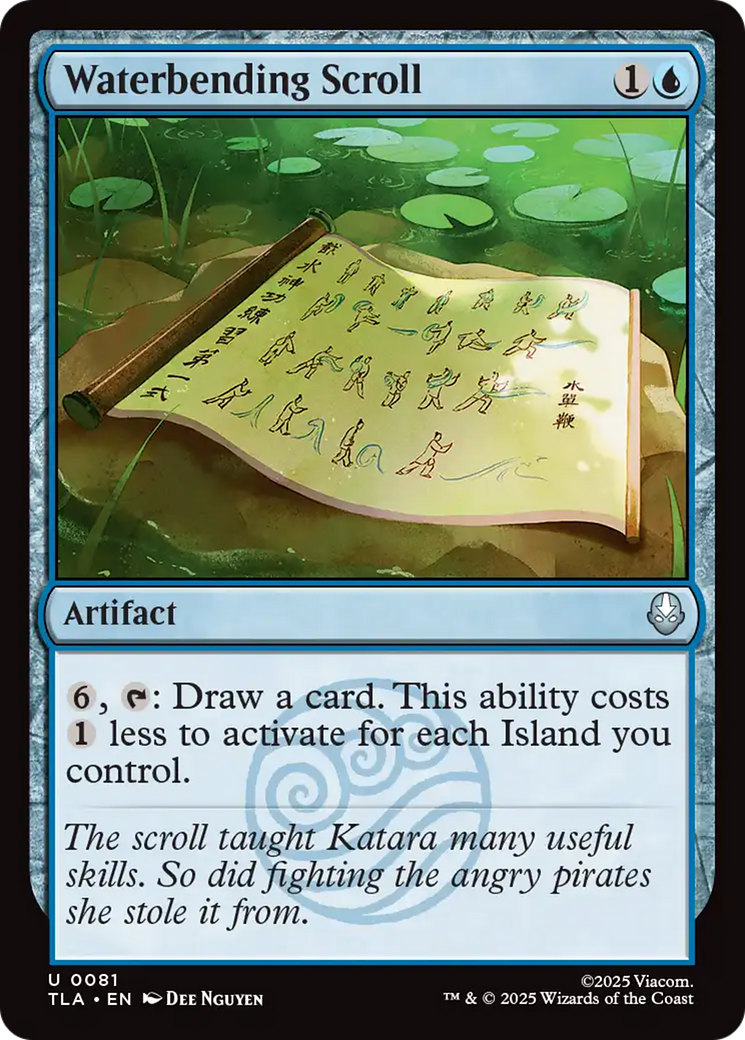 Waterbending Scroll [Avatar: The Last Airbender] | Card Citadel