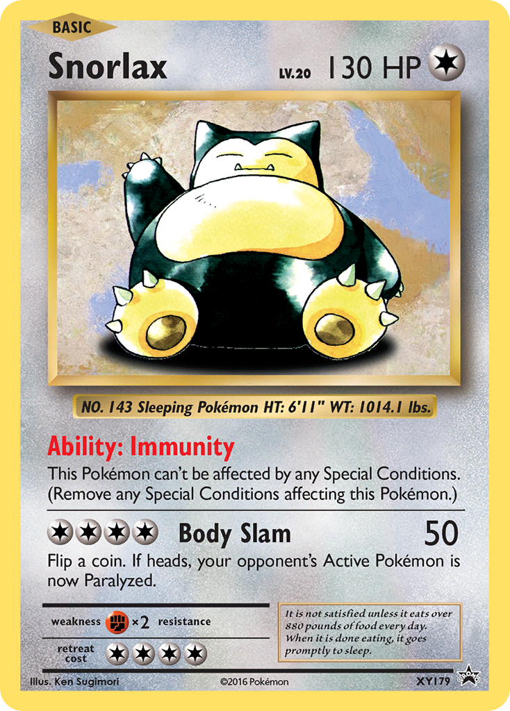 Snorlax (XY179) [XY: Black Star Promos] | Card Citadel