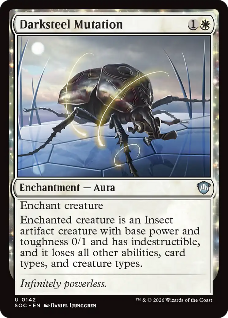 Darksteel Mutation [Secrets of Strixhaven Commander] | Card Citadel