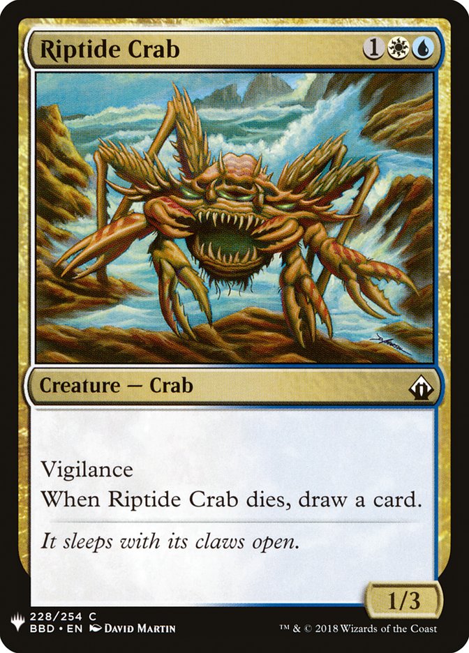 Riptide Crab [Mystery Booster] | Card Citadel