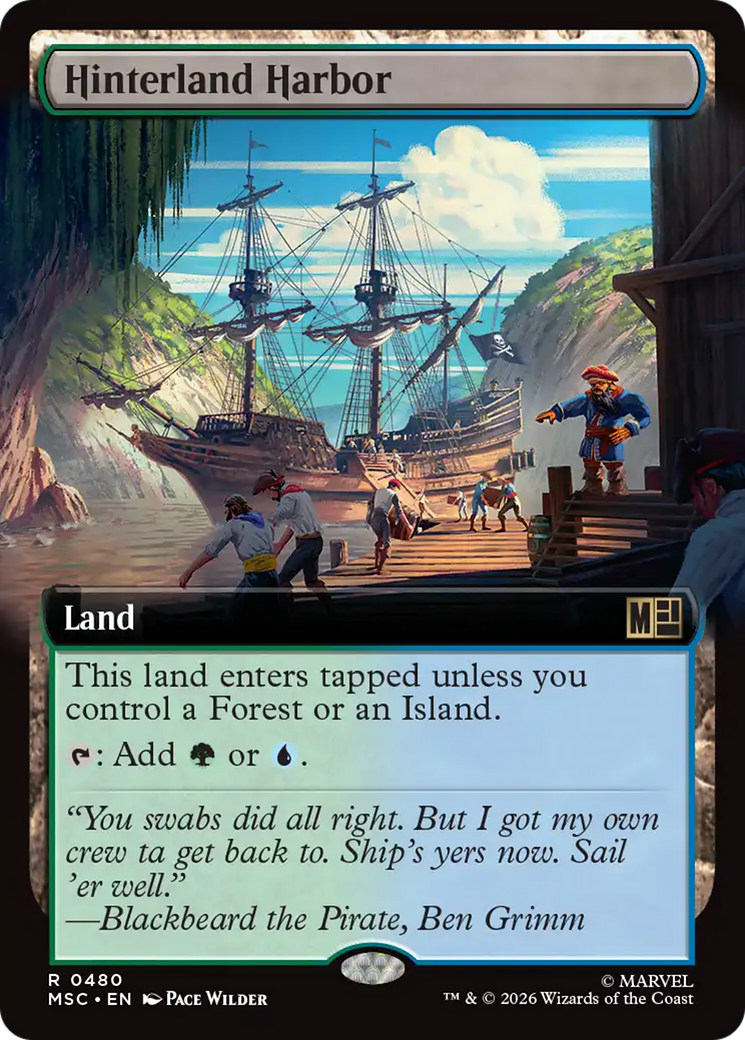 Hinterland Harbor (Extended Art) [Marvel Super Heroes Commander] | Card Citadel