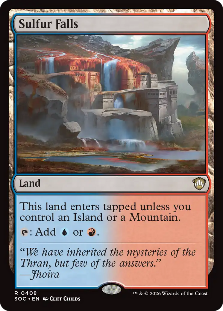 Sulfur Falls [Secrets of Strixhaven Commander] | Card Citadel