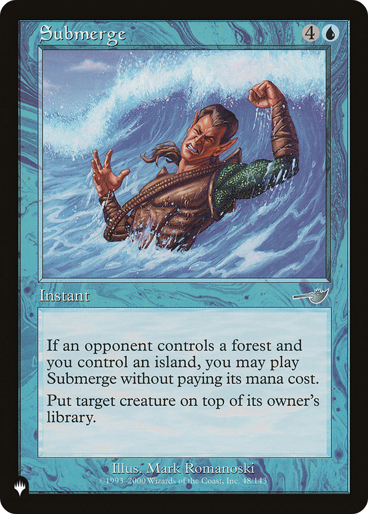 Submerge [The List Reprints] | Card Citadel