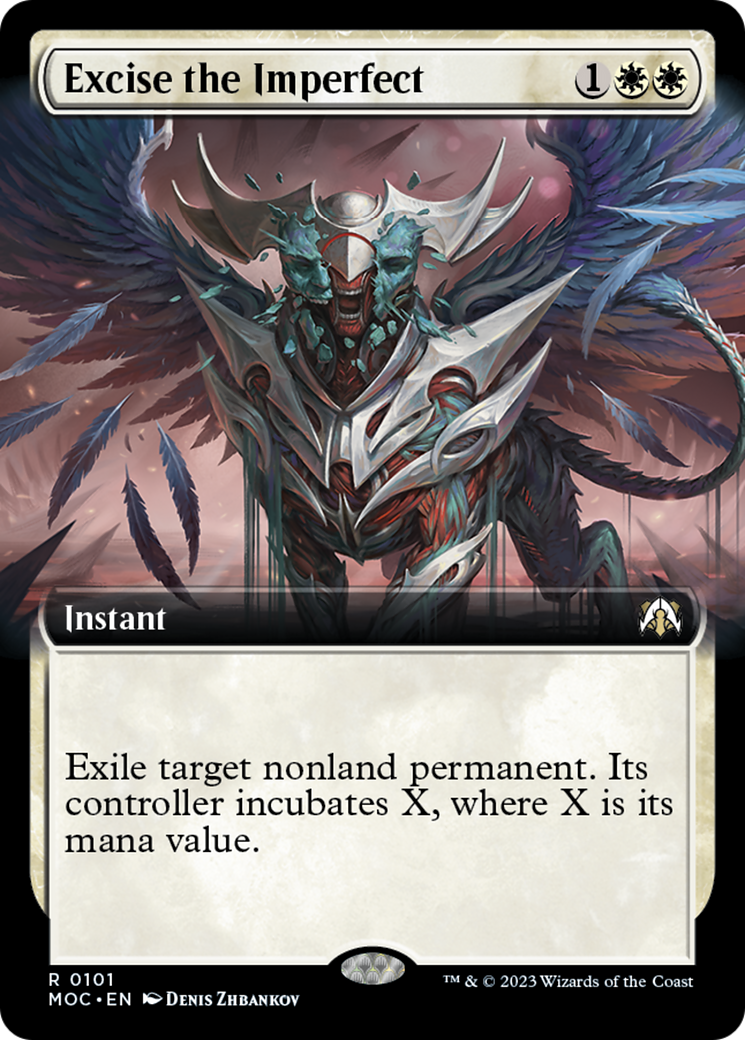 Excise the Imperfect (Extended Art) [March of the Machine Commander] | Card Citadel