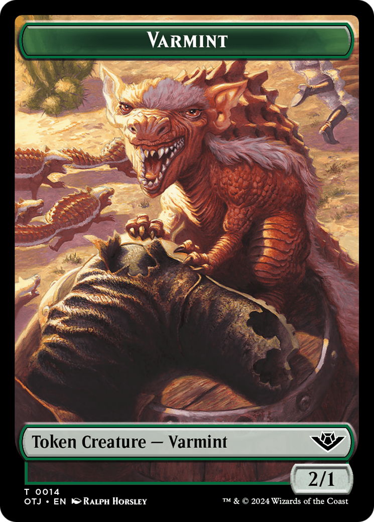 Varmint Token [Outlaws of Thunder Junction Tokens] | Card Citadel