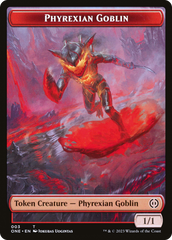 Phyrexian Goblin Token [Phyrexia: All Will Be One Tokens] | Card Citadel