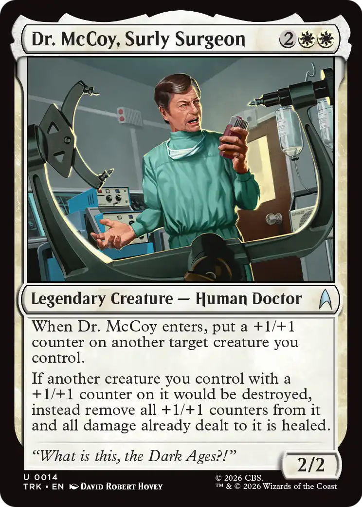 Dr. McCoy, Surly Surgeon [Star Trek] | Card Citadel