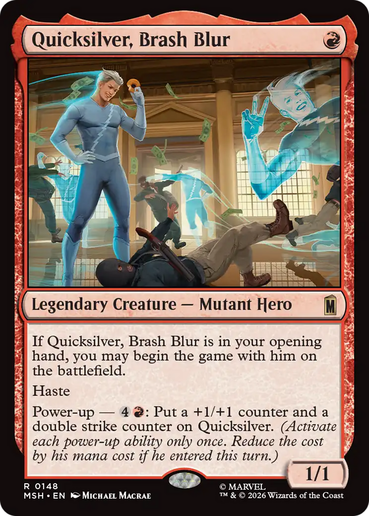 Quicksilver, Brash Blur [Marvel Super Heroes] | Card Citadel