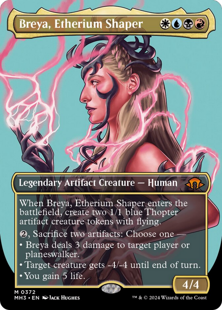Breya, Etherium Shaper (Borderless) [Modern Horizons 3] | Card Citadel