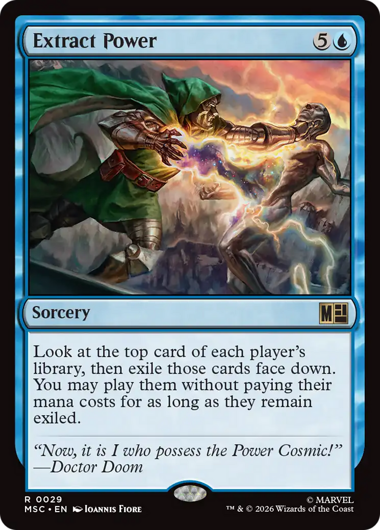 Extract Power (Surge Foil) [Marvel Super Heroes Commander] | Card Citadel