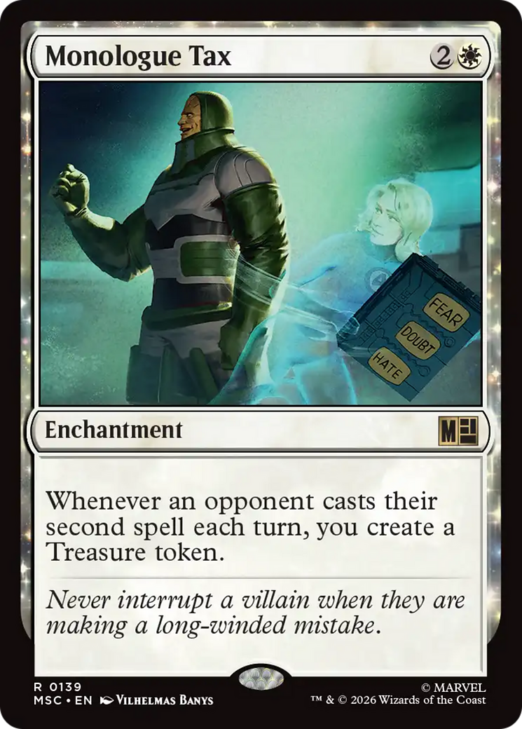 Monologue Tax [Marvel Super Heroes Commander] | Card Citadel