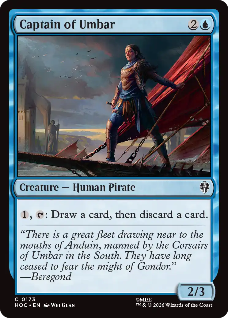 Captain of Umbar [The Hobbit: Eternal-Legal] | Card Citadel