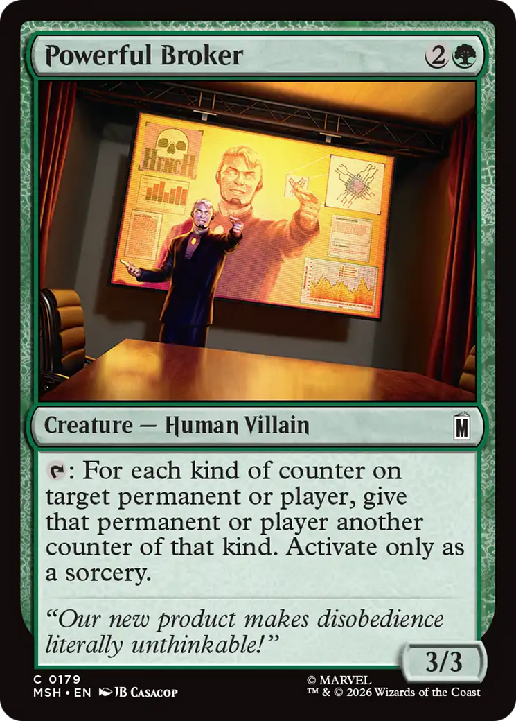 Powerful Broker [Marvel Super Heroes] | Card Citadel