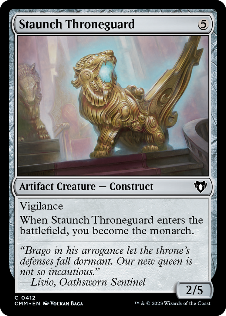 Staunch Throneguard [Commander Masters] | Card Citadel