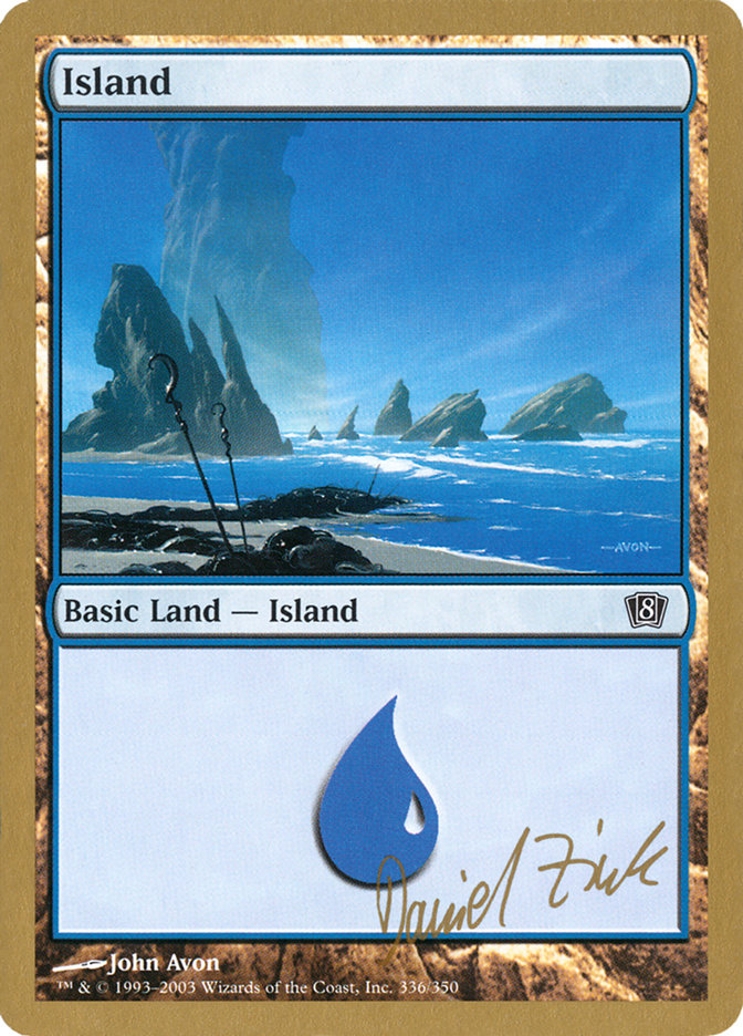 Island (dz336) (Daniel Zink) [World Championship Decks 2003] | Card Citadel
