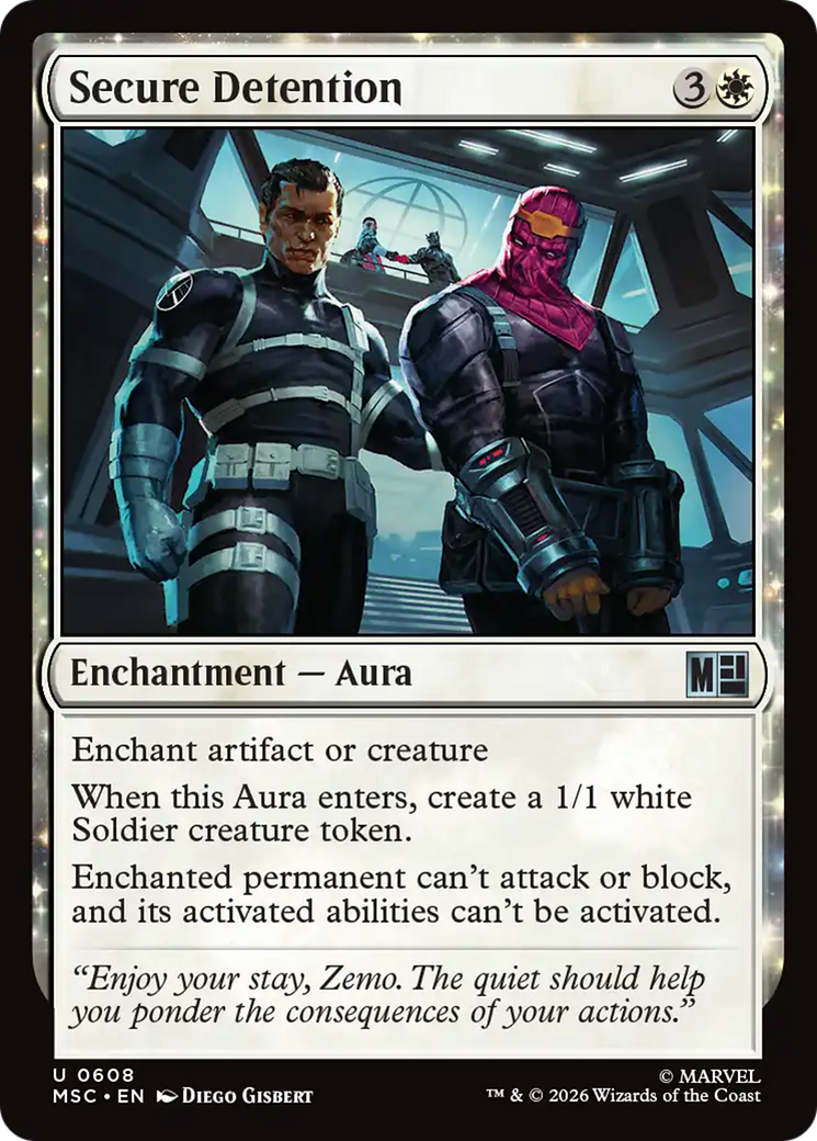 Secure Detention [Marvel Super Heroes Commander] | Card Citadel