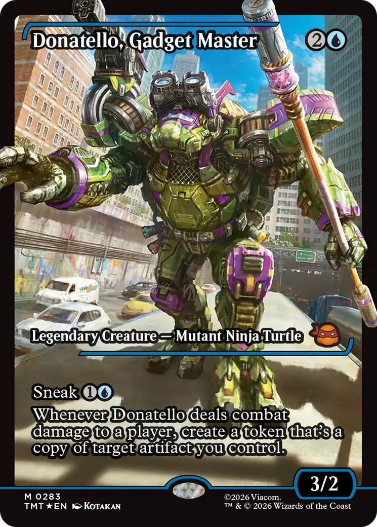 Donatello, Gadget Master (Showcase) [Teenage Mutant Ninja Turtles] | Card Citadel